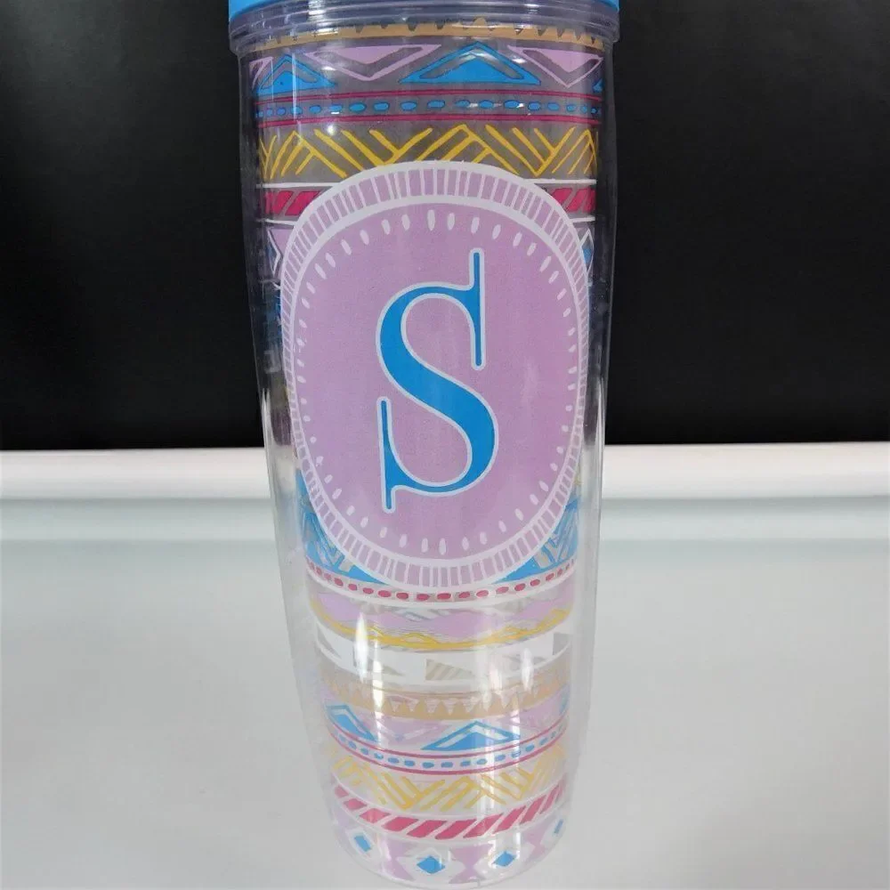 Tervis S Double Wall Insulated Water Bottle With Lid Pat Pending USA Made 700 ml